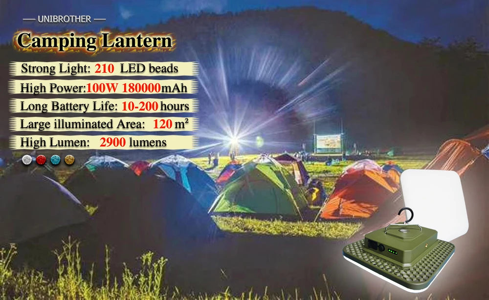 18000mAh Rechargeable LED Camping Lantern