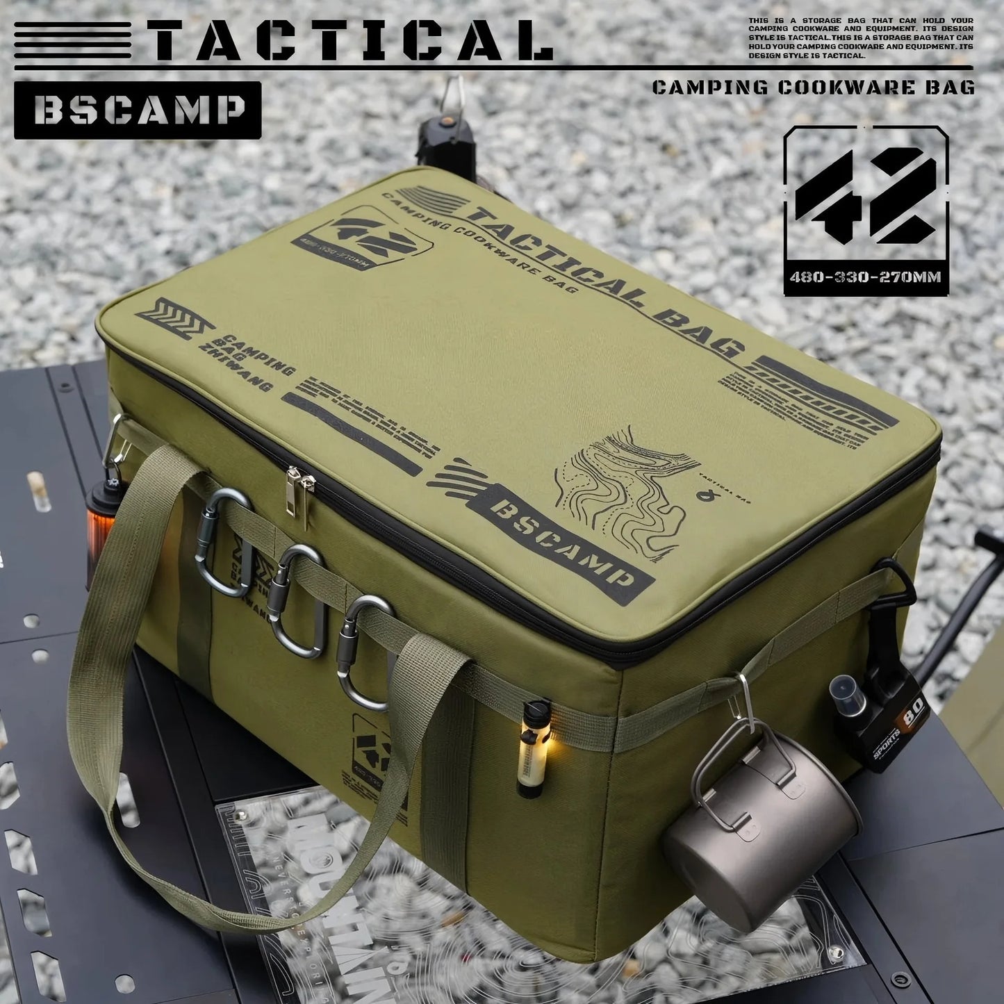 Large Capacity Foldable Outdoor Storage Bag