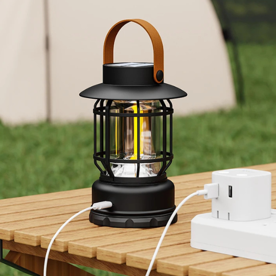 2-in-1 Solar USB Camping Lantern