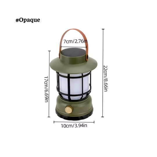 2-in-1 Solar USB Camping Lantern