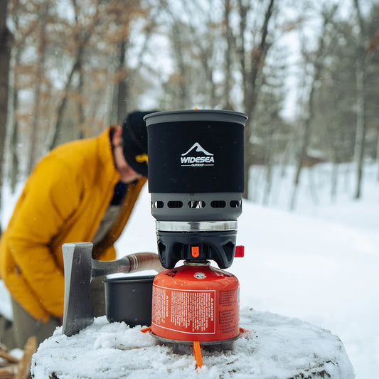 Compact Outdoor Cooking Pot Set