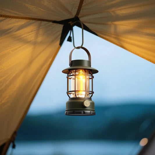 2-in-1 Solar USB Camping Lantern