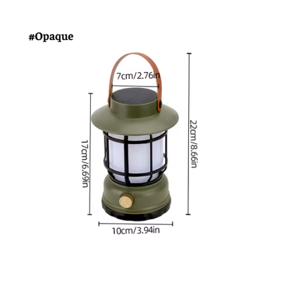 2-in-1 Solar USB Camping Lantern